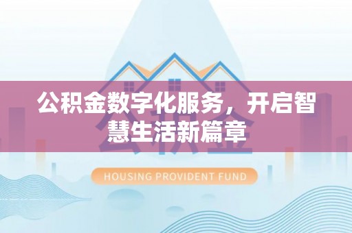 盐田公积金数字化服务，开启智慧生活新篇章