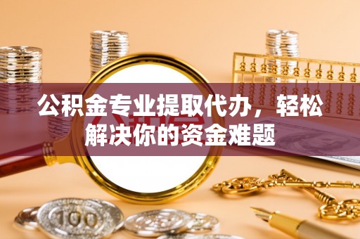 盐田公积金专业提取代办，轻松解决你的资金难题