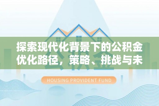 盐田探索现代化背景下的公积金优化路径，策略、挑战与未来展望