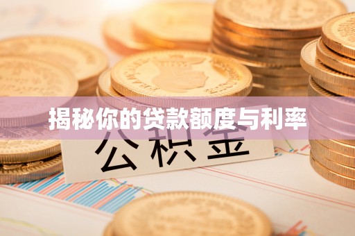 盐田揭秘你的贷款额度与利率
