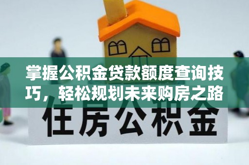 盐田掌握公积金贷款额度查询技巧，轻松规划未来购房之路