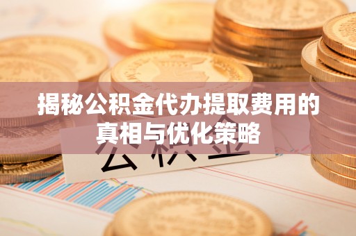 盐田揭秘公积金代办提取费用的真相与优化策略